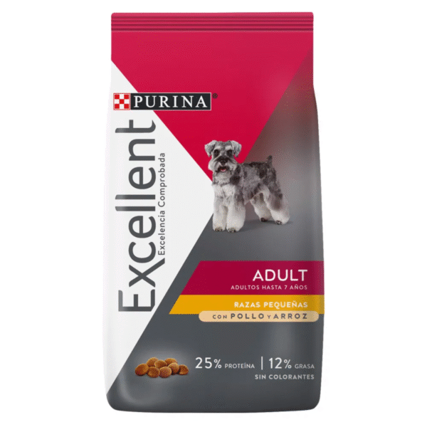 Purina® Excellent® Adulto pollo y arroz razas minis y pequeñas
